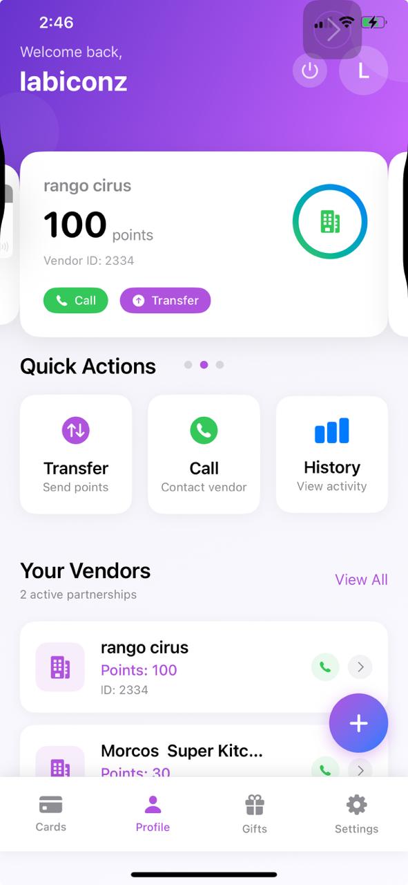 Main Dashboard Screenshot